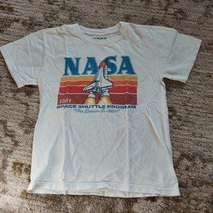 NASA  Space Shuttle White Tee